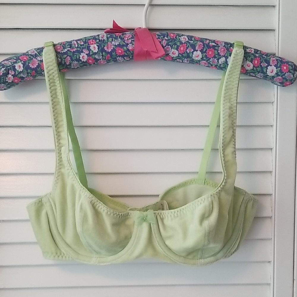 Vintage Victoria's Secret Velour Bras